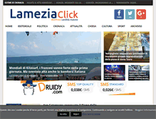 Tablet Screenshot of lameziaclick.com